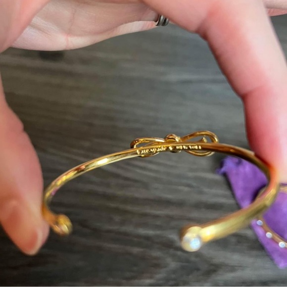 Kate Spade bracelet bundle of 2 studded bow - Picture 4 of 9